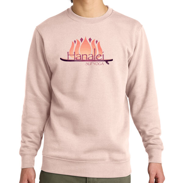 Hanalei SUP Yoga Printed - Fleece Crew Sweatshirt Thumbnail