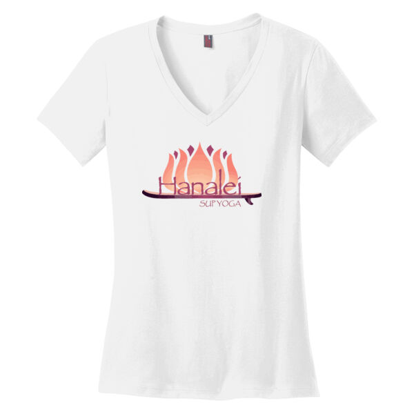 Hanalei SUP Yoga Printed - Women's Perfect Weight ® V Neck Tee Thumbnail