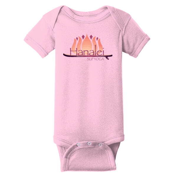 Hanalei SUP Yoga Printed - Infant Short Sleeve Baby Rib Bodysuit Thumbnail